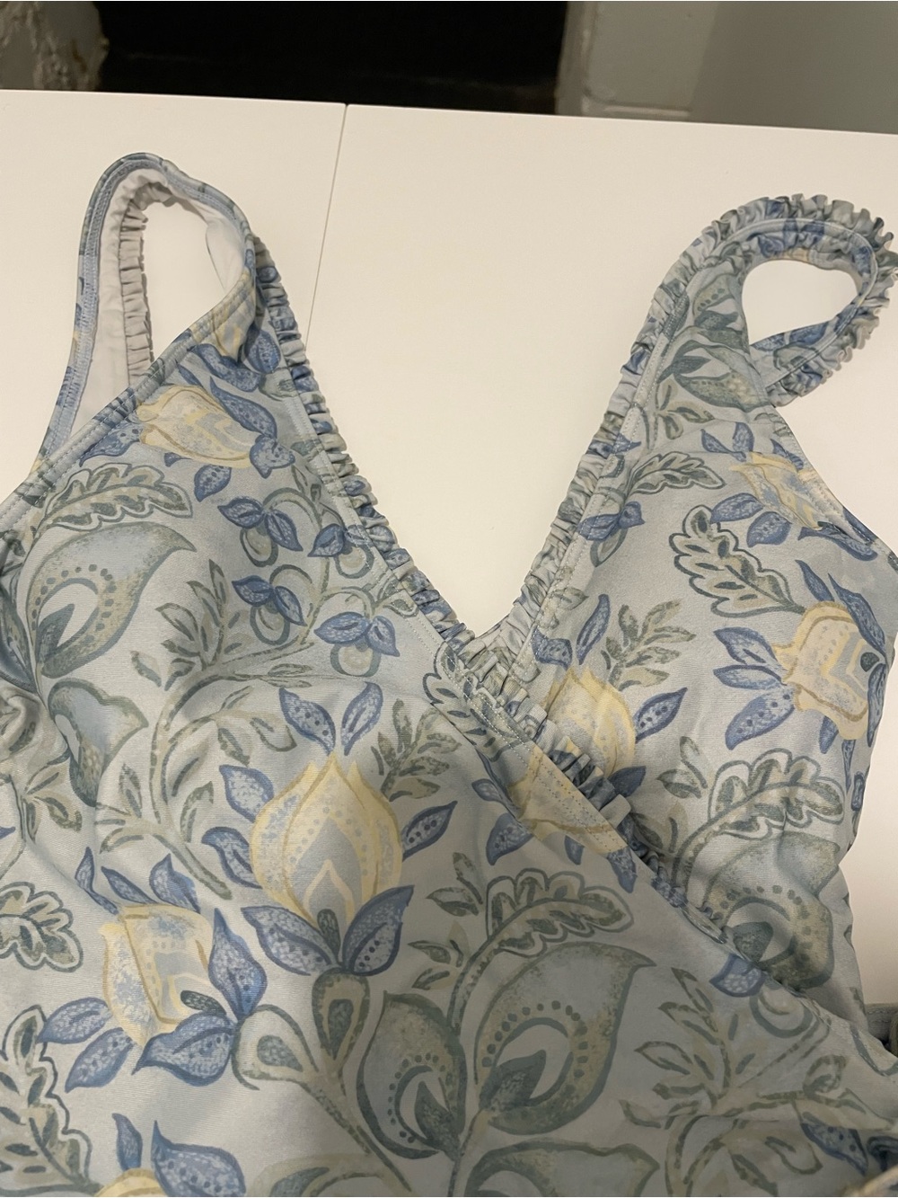 Summersalt x markarian Collab Women's 6 The Mini Ruffle Perfect Wrap Swimsuit - Picture 6 of 7